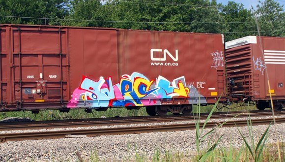 Graffiti Train - Photo by beatz1