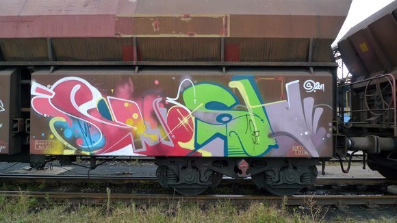 Graffiti Train - Photo by beatz1