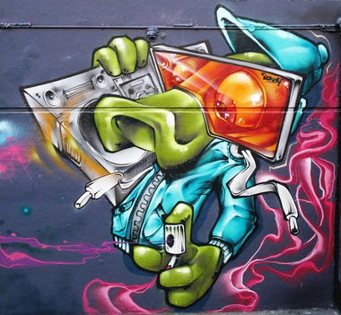 Graffiti Wall - Photo by beatz1