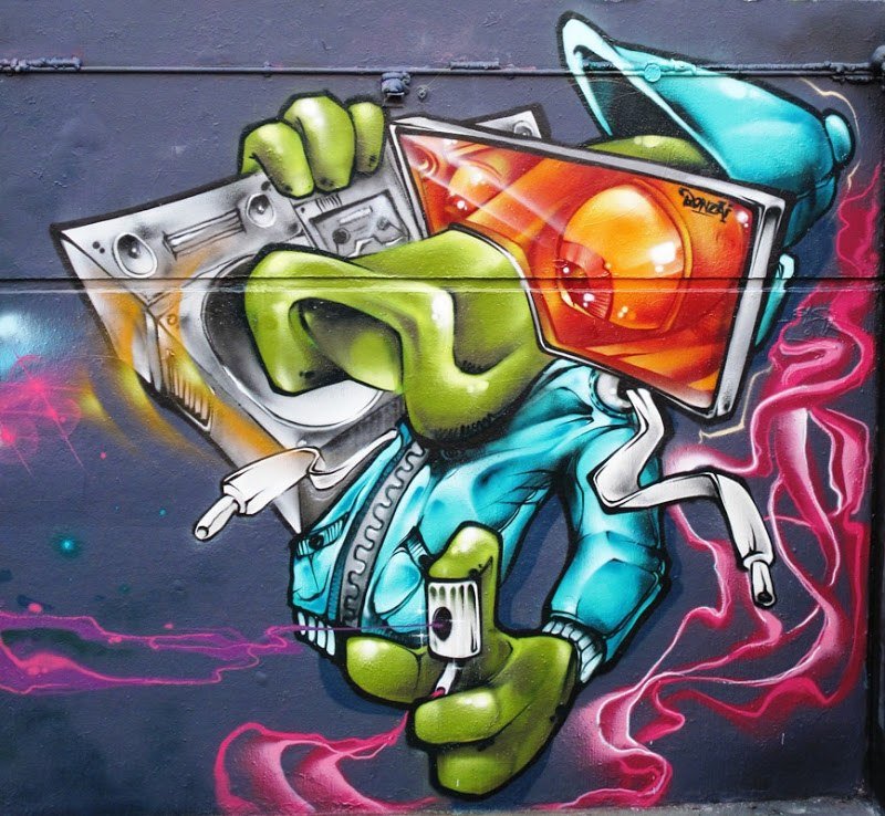 Graffiti Wall - Photo by beatz1