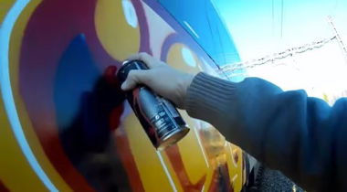 Graffiti Train - Photo by beatz1