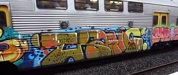 Graffiti Train - Photo by beatz1