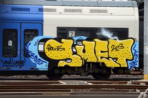 Graffiti Train - Photo by beatz1
