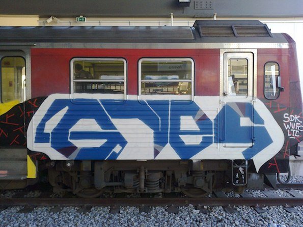 Graffiti Train - Photo by beatz1