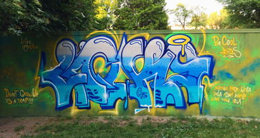 Graffiti Wall in Wroclaw - Photo by beerkid (2015)