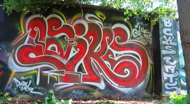 Graffiti Wall in Wroclaw - Photo by beerkid (2015)