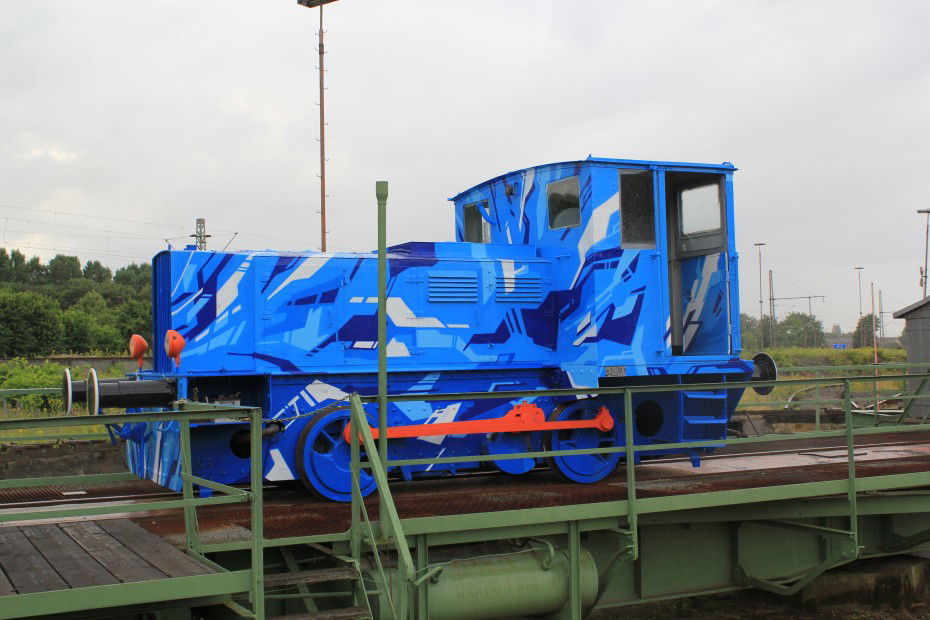 Graffiti Train in Gelsenkirchen - Photo by beni - graffiti, essen, graffiti (2012)