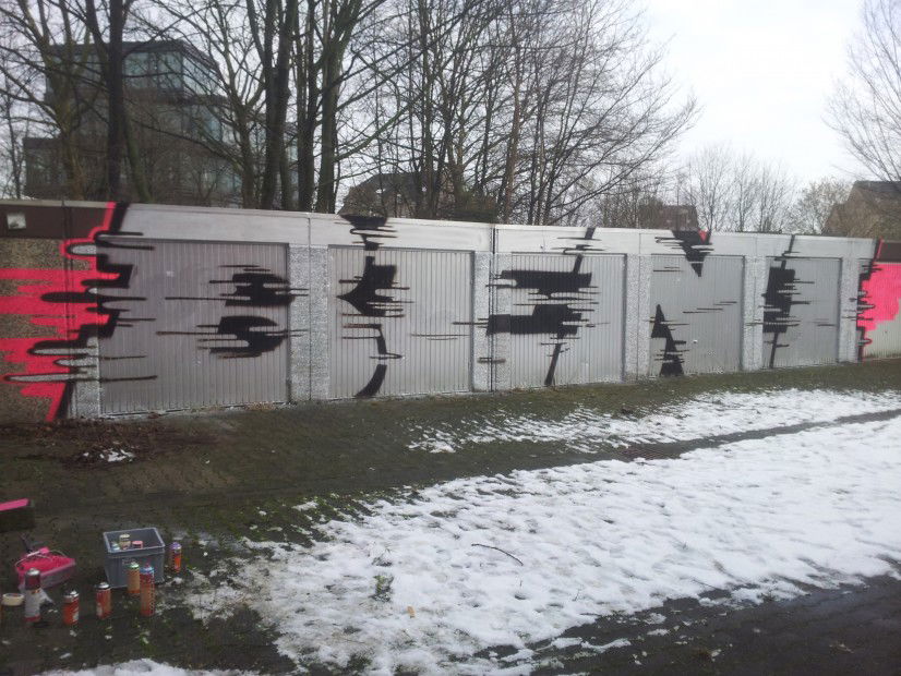 Graffiti Bombing in Gelsenkirchen - Photo by beni - beni, graffiti, garage (2013)