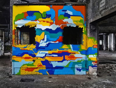 Graffiti Street Art in Gelsenkirchen - Photo by beni - graffiti, office, graffiti (2011)