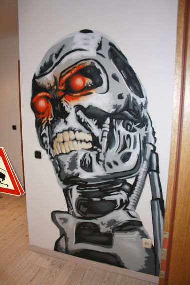 Graffiti Artwork in Essen - Photo by beni - terminator, graffiti, essen (2013)