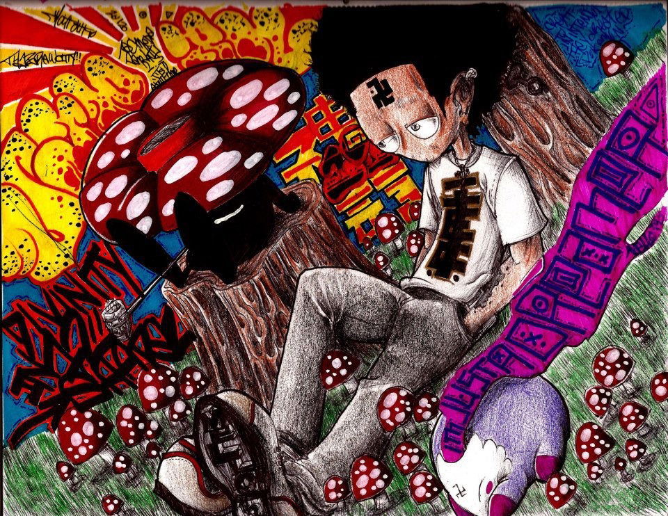 Graffiti Sketch - Photo by benjibaakar - musharna, pokemon, graffiti (2014)