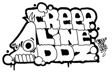 Graffiti Sketch in Bangkok - Photo by bensil95 - Creep, Line, DDZ (2012)