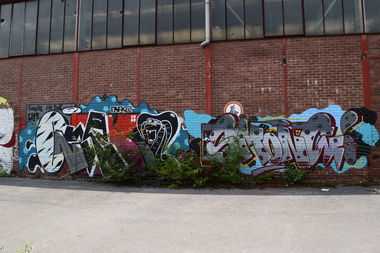 Graffiti Wall - Photo by bergischbunt - onak, smong, solingen