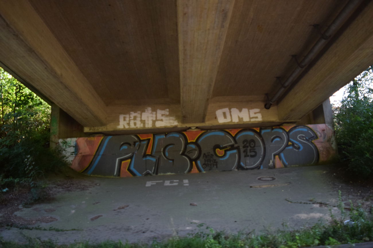 Graffiti Wall - Photo by bergischbunt - plb, cops, solingen