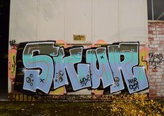 Graffiti Wall - Photo by bergischbunt - skur, düsseldorf