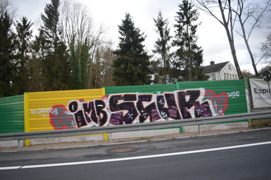 Graffiti Wall - Photo by bergischbunt - scur, imb, solingen