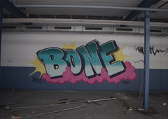 Graffiti Wall - Photo by bergischbunt - bone (2024)