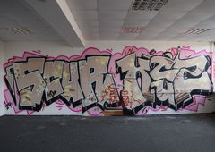 Graffiti Wall - Photo by bergischbunt - scur, xcus, köln