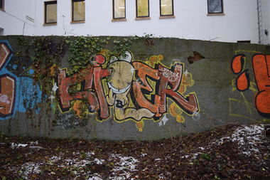 Graffiti Wall - Photo by bergischbunt - ciber, solingen