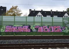 Graffiti Wall - Photo by bergischbunt - skur, iboc, leverkusen (2024)