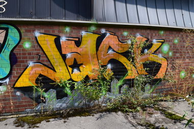Graffiti Wall - Photo by bergischbunt - jask, solingen (2017)
