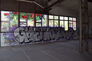 Graffiti Wall - Photo by bergischbunt - gcp, ghettoclub, solingen (2018)