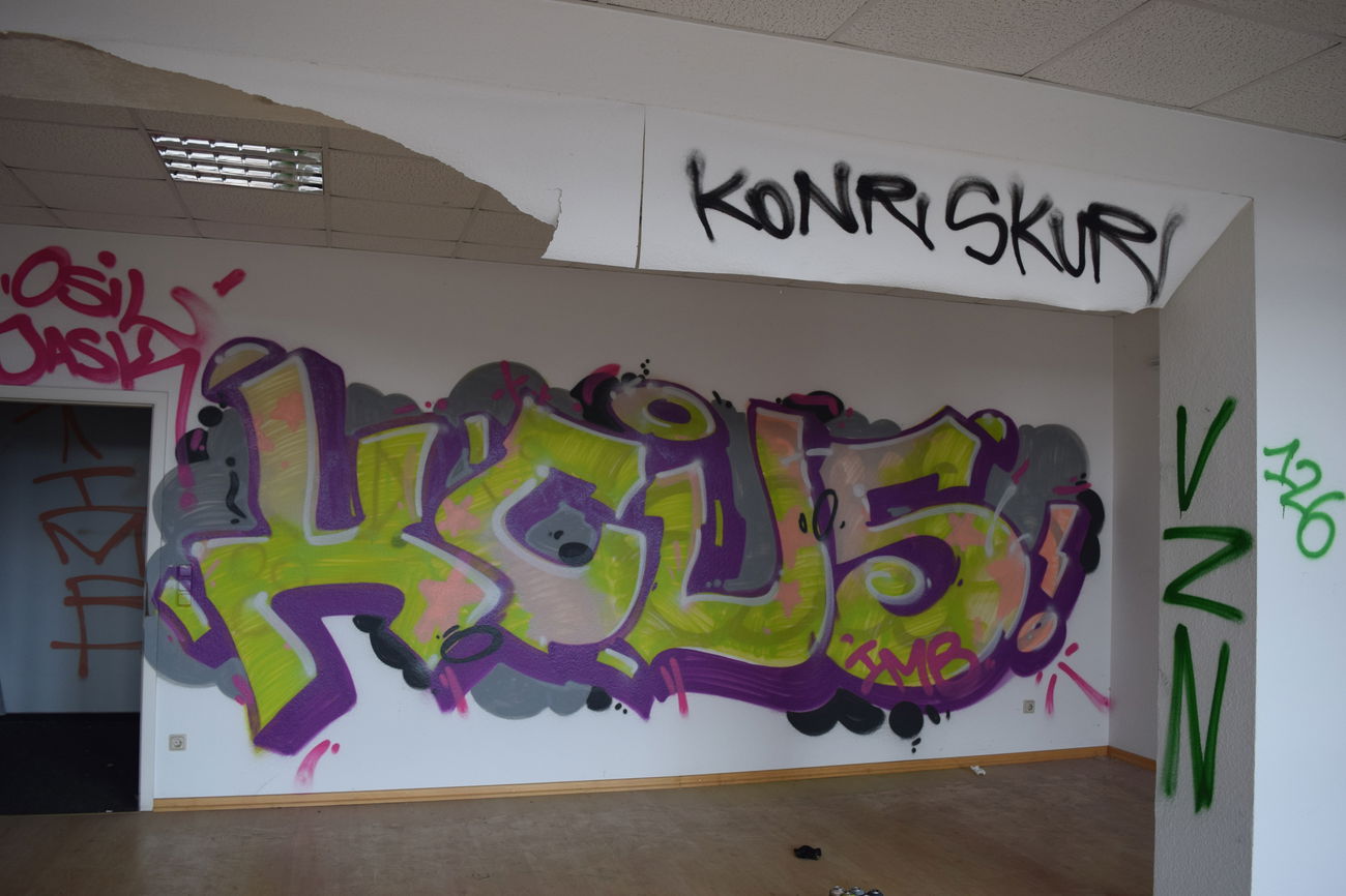 Graffiti Wall - Photo by bergischbunt - xcuse, imb, marienheide