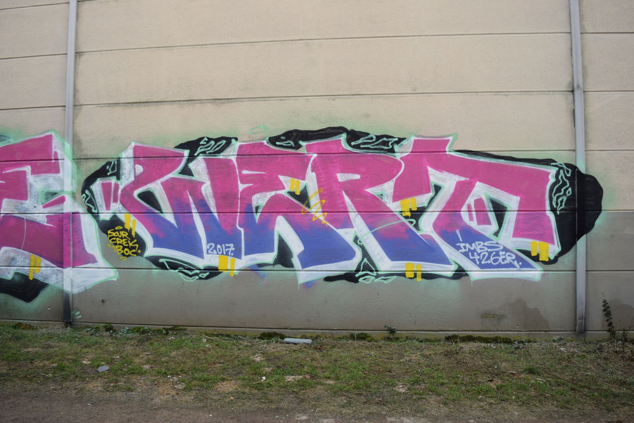 Graffiti Wall - Photo by bergischbunt - wert, imb, solingen (2017)