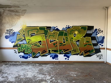 Graffiti Wall - Photo by bergischbunt - scur, wuppertal