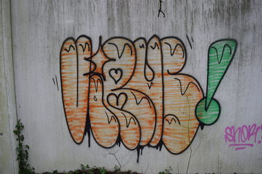 Graffiti Bombing - Photo by bergischbunt - virus, vrs, wuppertal