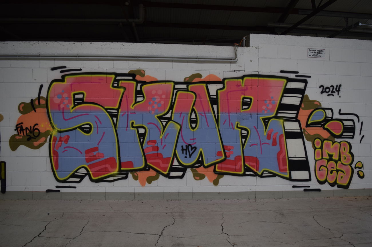 Graffiti Wall - Photo by bergischbunt - skur, imb, gea (2024)