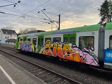 Graffiti Wall - Photo by bergischbunt - imbs, imb, solingen (2021)