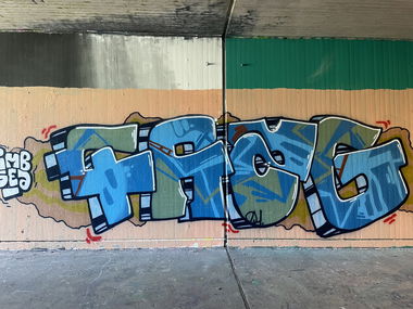 Graffiti Wall - Photo by bergischbunt - fang, gea, solingen