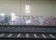 Graffiti Bombing - Photo by bergischbunt - iwk, solingen (1997)