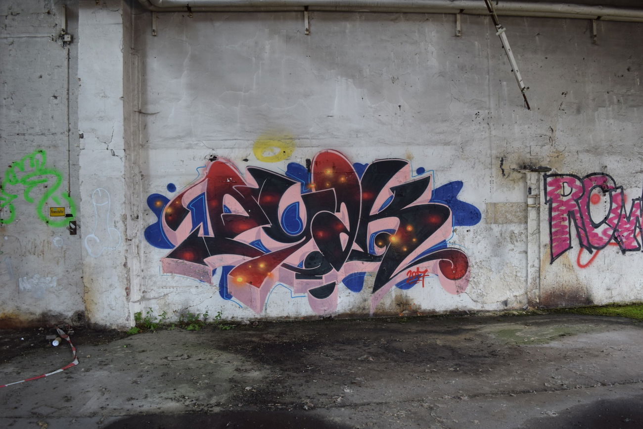 Graffiti Wall - Photo by bergischbunt - oyak, kayo, solingen (2017)