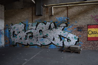 Graffiti Wall - Photo by bergischbunt - chusk, rats, solingen (2017)