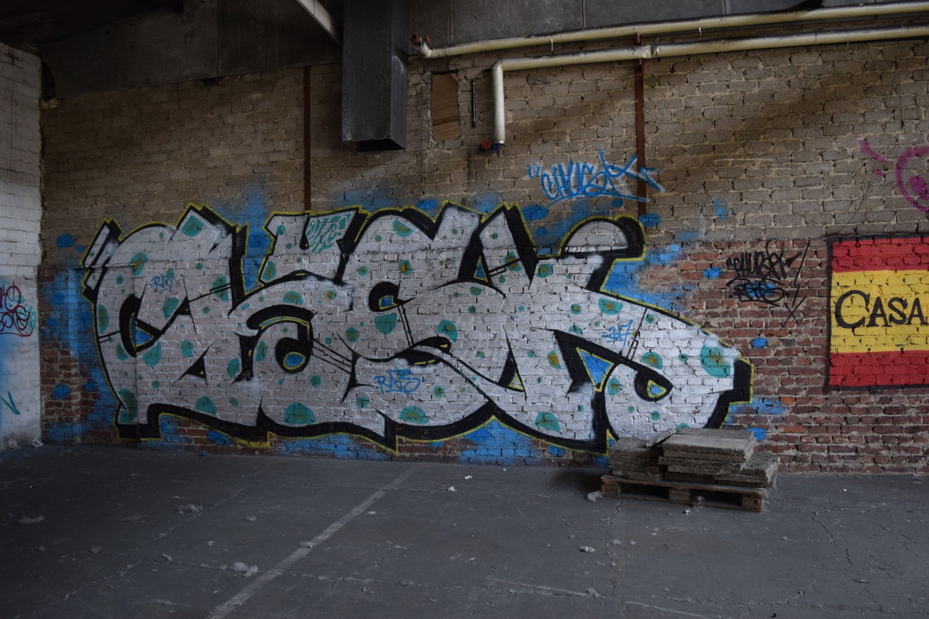 Graffiti Wall - Photo by bergischbunt - chusk, rats, solingen (2017)