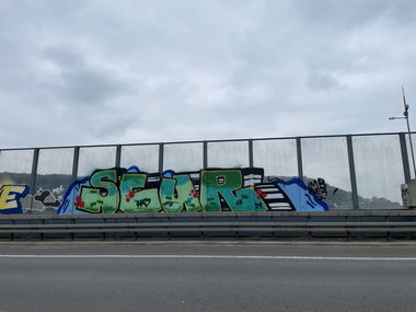 Graffiti Bombing - Photo by bergischbunt - scur, imb, wuppertal (2024)