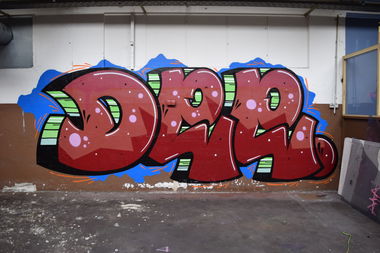 Graffiti Wall - Photo by bergischbunt - dee, mgb, nettetal (2024)