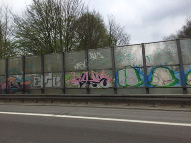 Graffiti Wall - Photo by bergischbunt - atis, haan