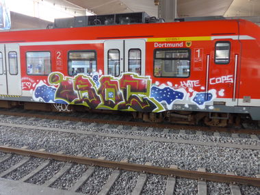 Graffiti Wall - Photo by bergischbunt - iboc, düsseldorf (2017)