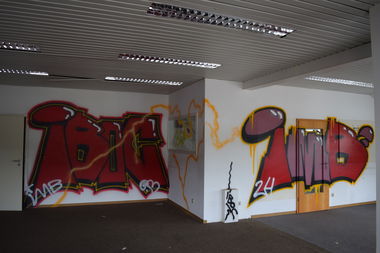 Graffiti Wall - Photo by bergischbunt - iboc, imb, marienheide
