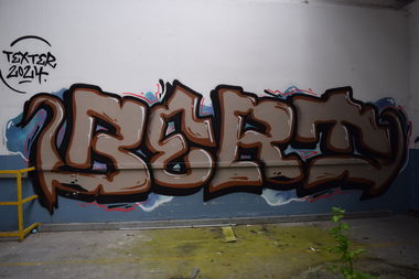Graffiti Wall - Photo by bergischbunt - bert, nettetal (2024)