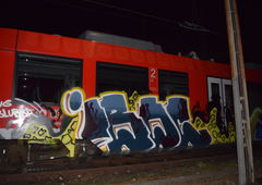 Graffiti Train - Photo by bergischbunt - iboc, imb