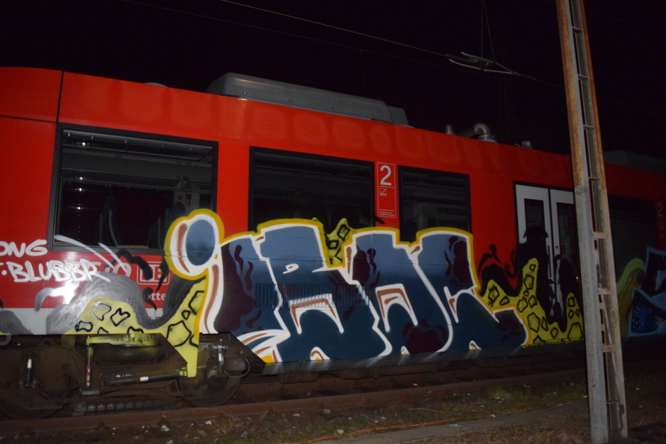 Graffiti Train - Photo by bergischbunt - iboc, imb