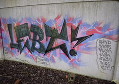 Graffiti Wall - Photo by bergischbunt - lebt, rip, wuppertal
