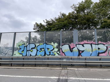 Graffiti Bombing - Photo by bergischbunt - user, lyp, wuppertal (2011)
