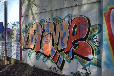 Graffiti Wall - Photo by bergischbunt - fume, wuppertal (2011)