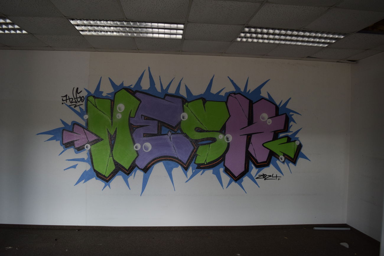 Graffiti Wall - Photo by bergischbunt - mesh