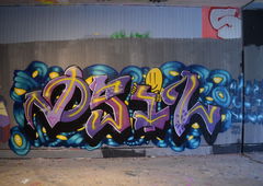 Graffiti Wall - Photo by bergischbunt - osil, gea, solingen (2024)